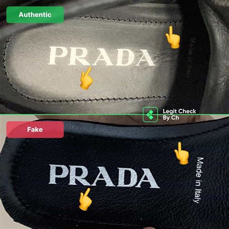 how do you know if prada shoes are real|Prada shoes authenticity checker.